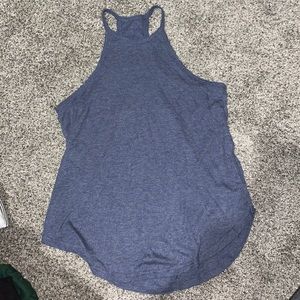 navy blue racerback tank